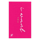 I Want You Pink Mix Match Soft Sex Towels | Flirty Lovers’ Gifts