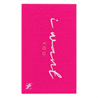 I Want You Pink Mix Match Soft Sex Towels | Flirty Lovers’ Gifts