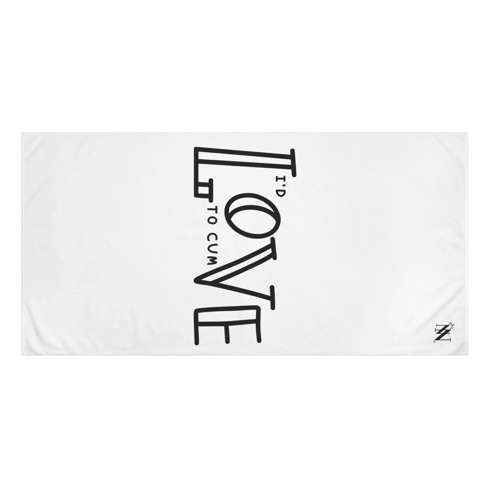 I’d Love Cum | Mix & Match Naughty XL Fun-Flirty Lovers’ Towels