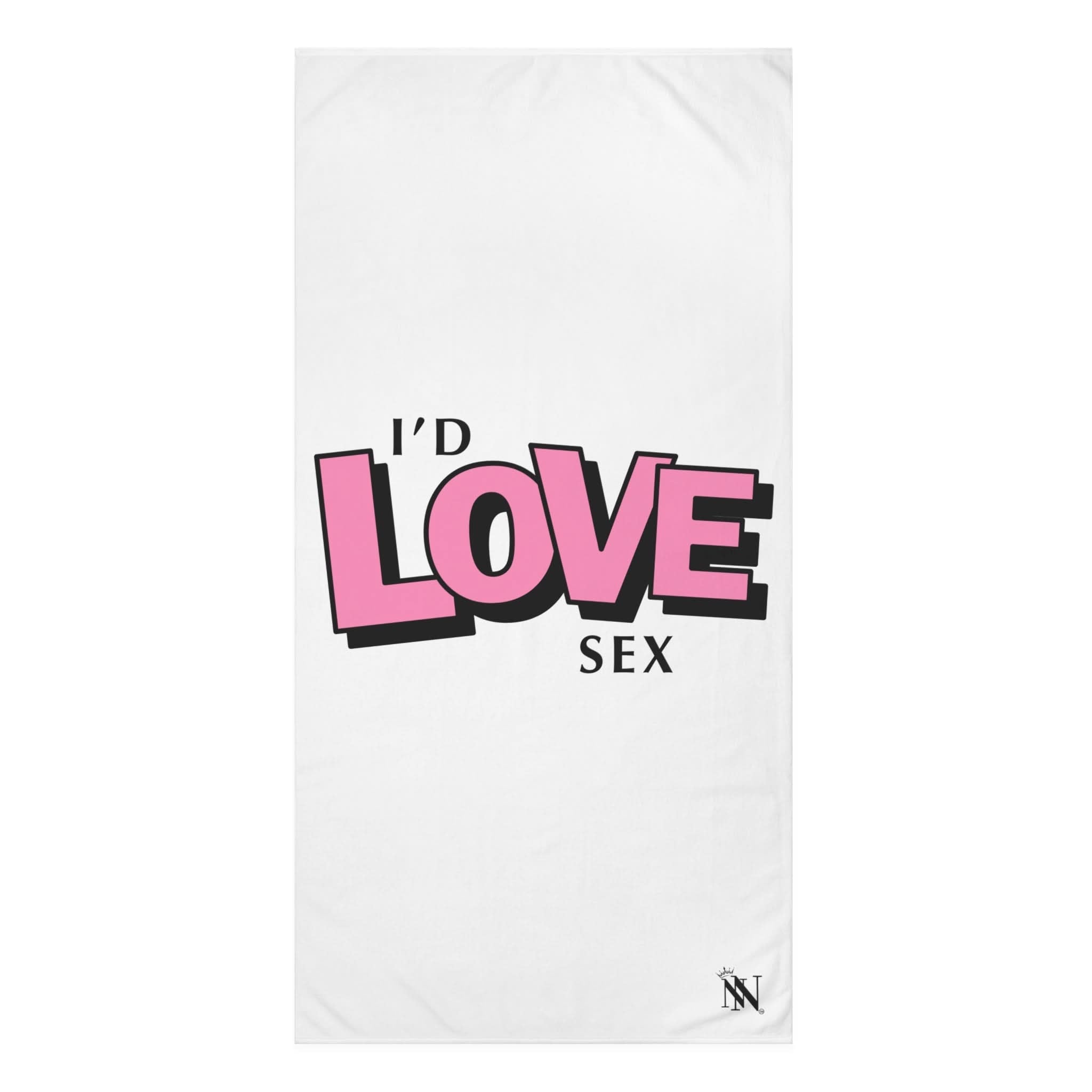 I’d Love Sex | Mix & Match Naughty XL Fun-Flirty Lovers’ Towels