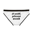 If Stiff Please Wash | Mix & Match Women’s Fun-Flirty Lovers’ Panties