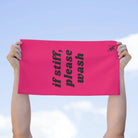 If Stiff Please Wash Pink Mix & Match Soft Sex Towels | Flirty Lovers’ Gifts