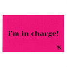I’m in Charge Pink Mix Match Soft Sex Towels | Flirty Lovers’ Gifts