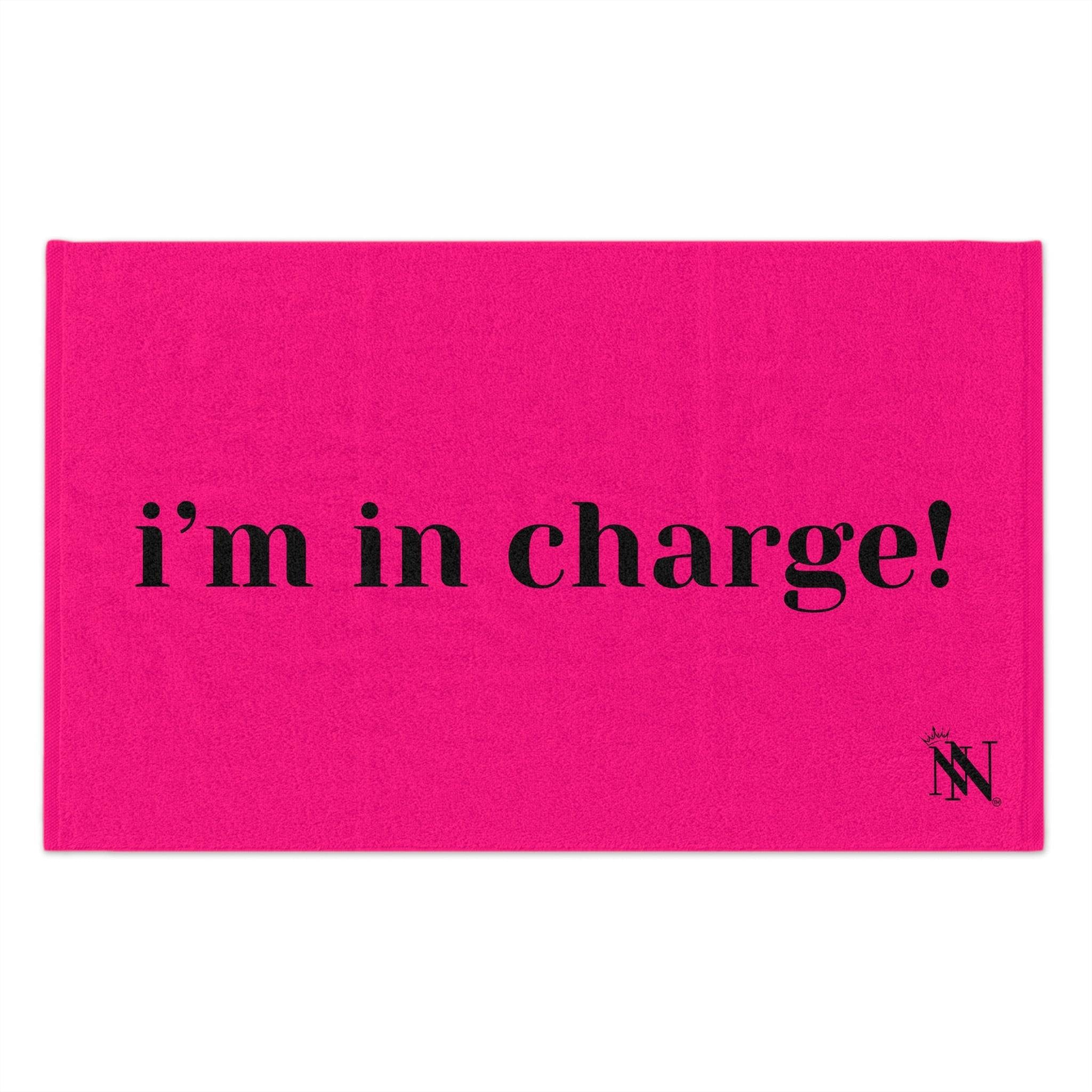 I’m in Charge Pink Mix Match Soft Sex Towels | Flirty Lovers’ Gifts