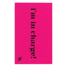 I’m in Charge Pink Mix Match Soft Sex Towels | Flirty Lovers’ Gifts