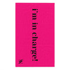 I’m in Charge Pink Mix Match Soft Sex Towels | Flirty Lovers’ Gifts