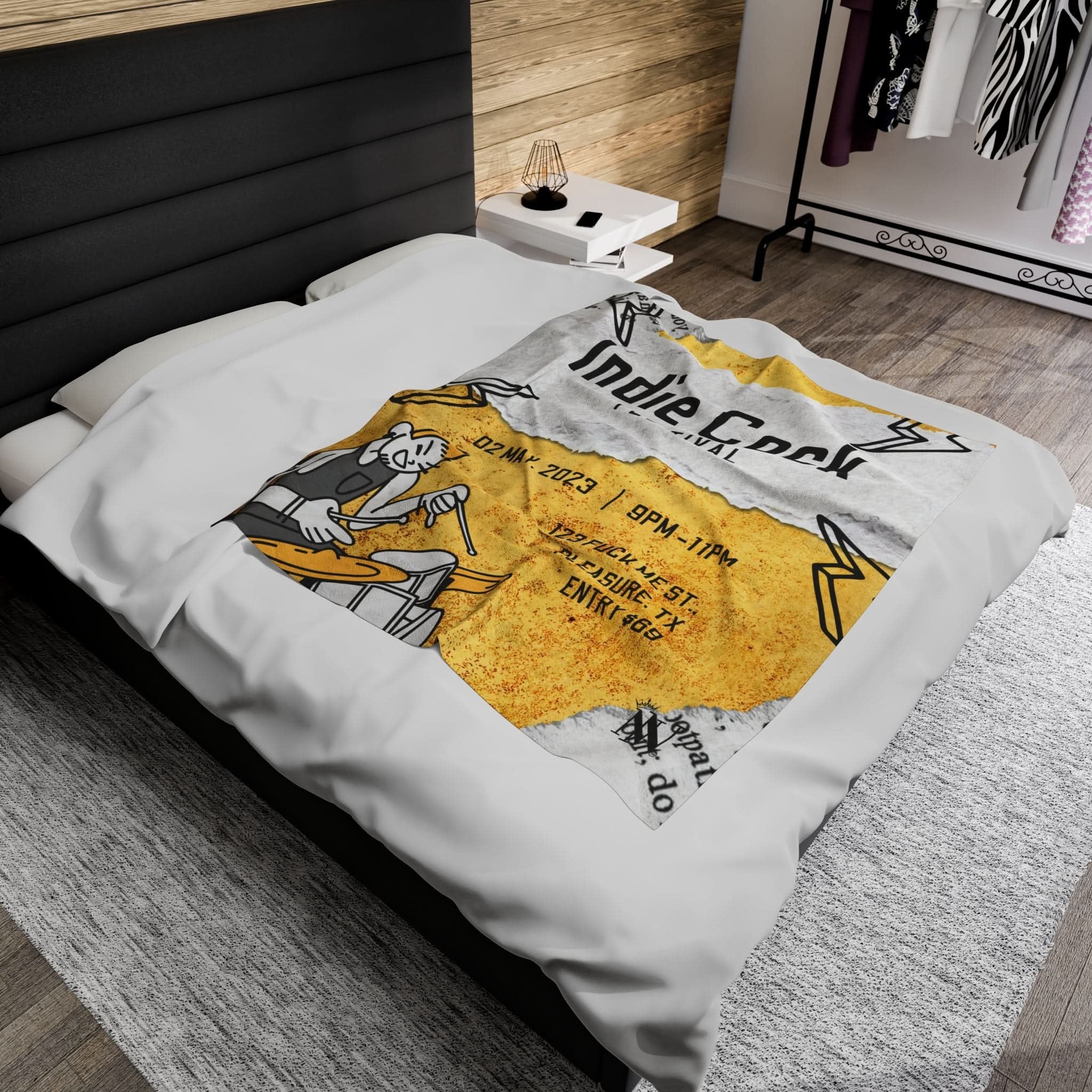 Indie Cock Festival | Mix & Match Fun-Flirty Lovers’ Blankets