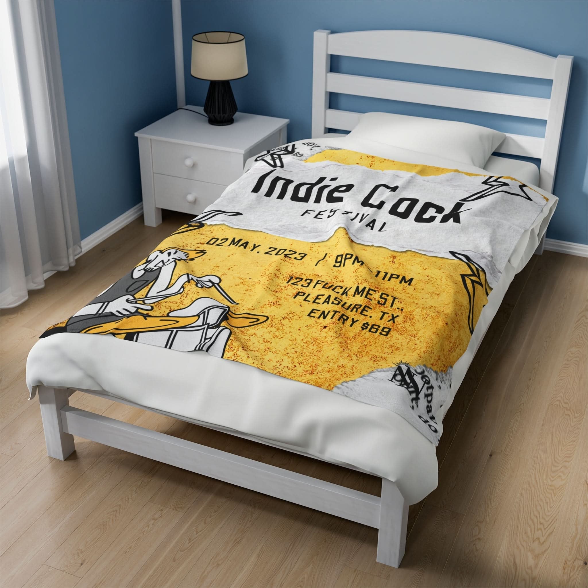 Indie Cock Festival | Mix & Match Fun-Flirty Lovers’ Blankets