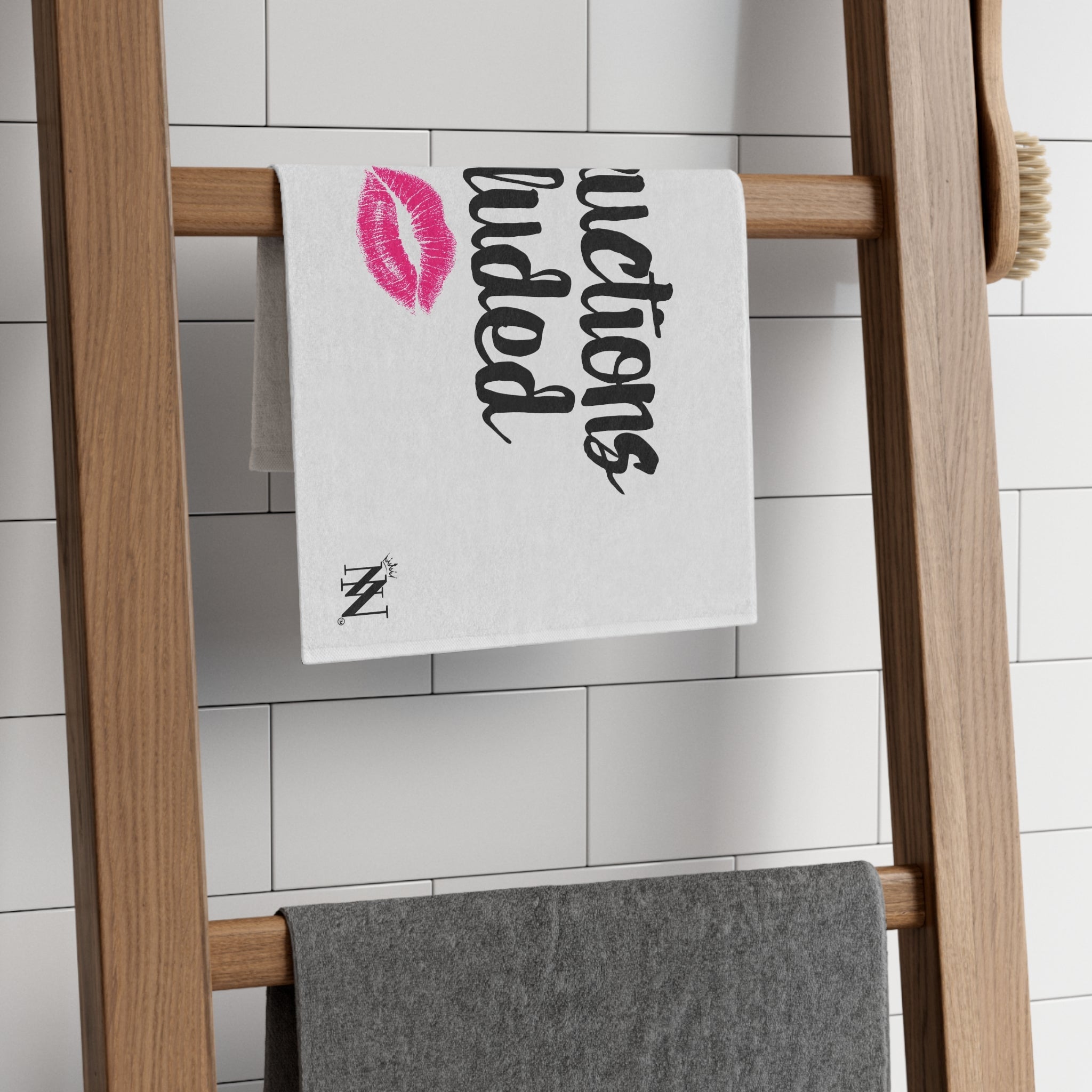 Instructions Included | Mix & Match Soft Fun-Flirty Lovers’ Towels