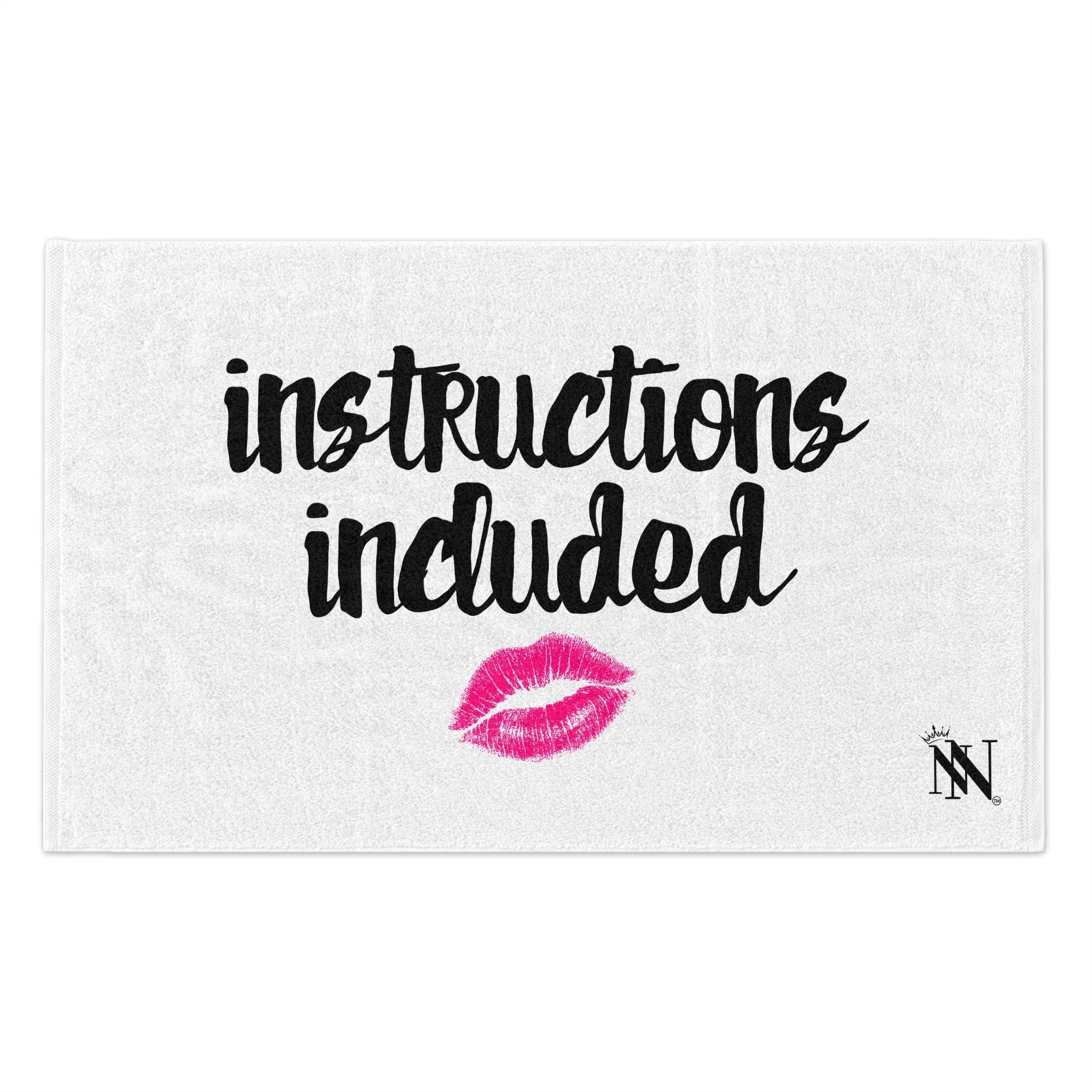 Instructions Included | Mix & Match Soft Fun-Flirty Lovers’ Towels