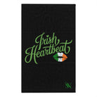 Irish Heartbeat Black | Mix & Match Soft Sex Towels | Flirty Lovers’ Gifts