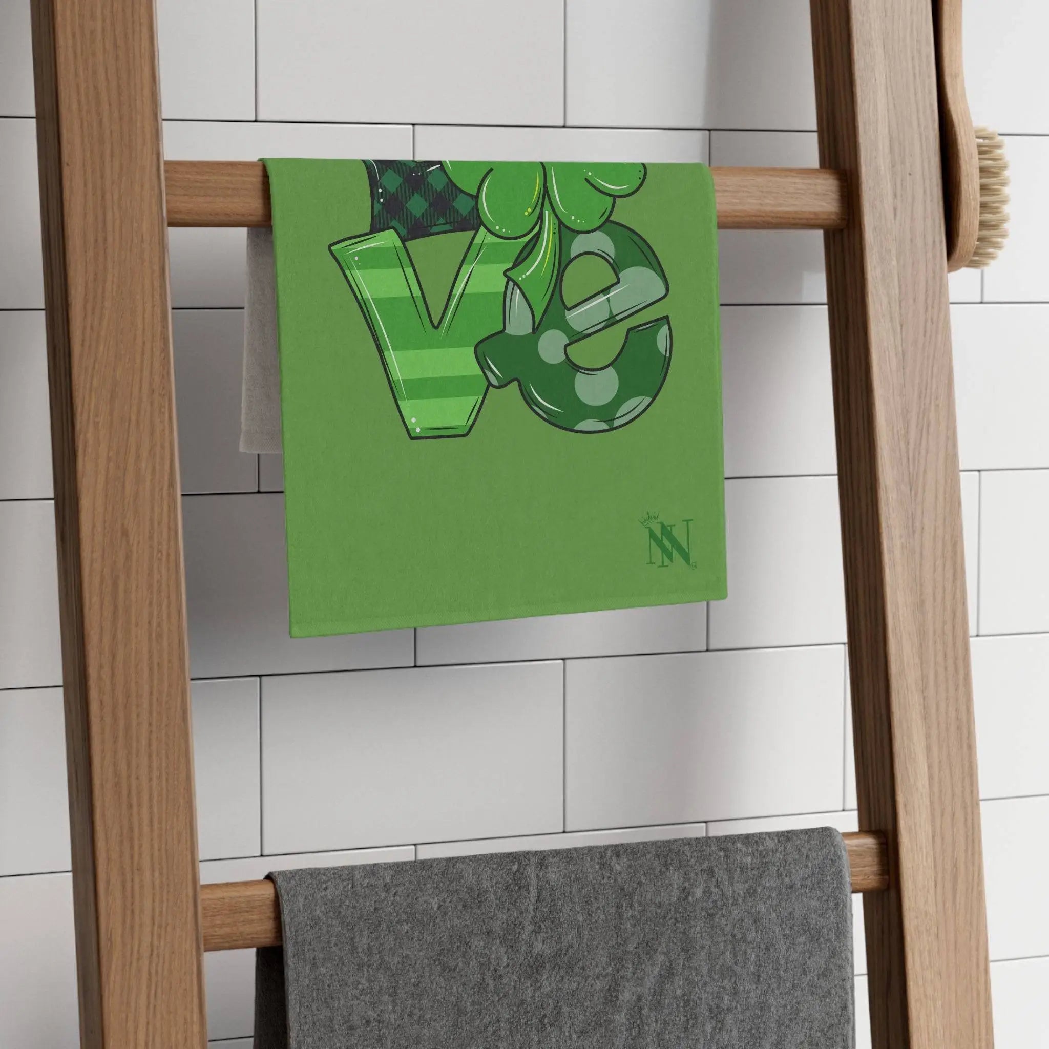 Irish Love Green | Mix & Match Soft Sex Towels | Flirty Lovers’ Gifts