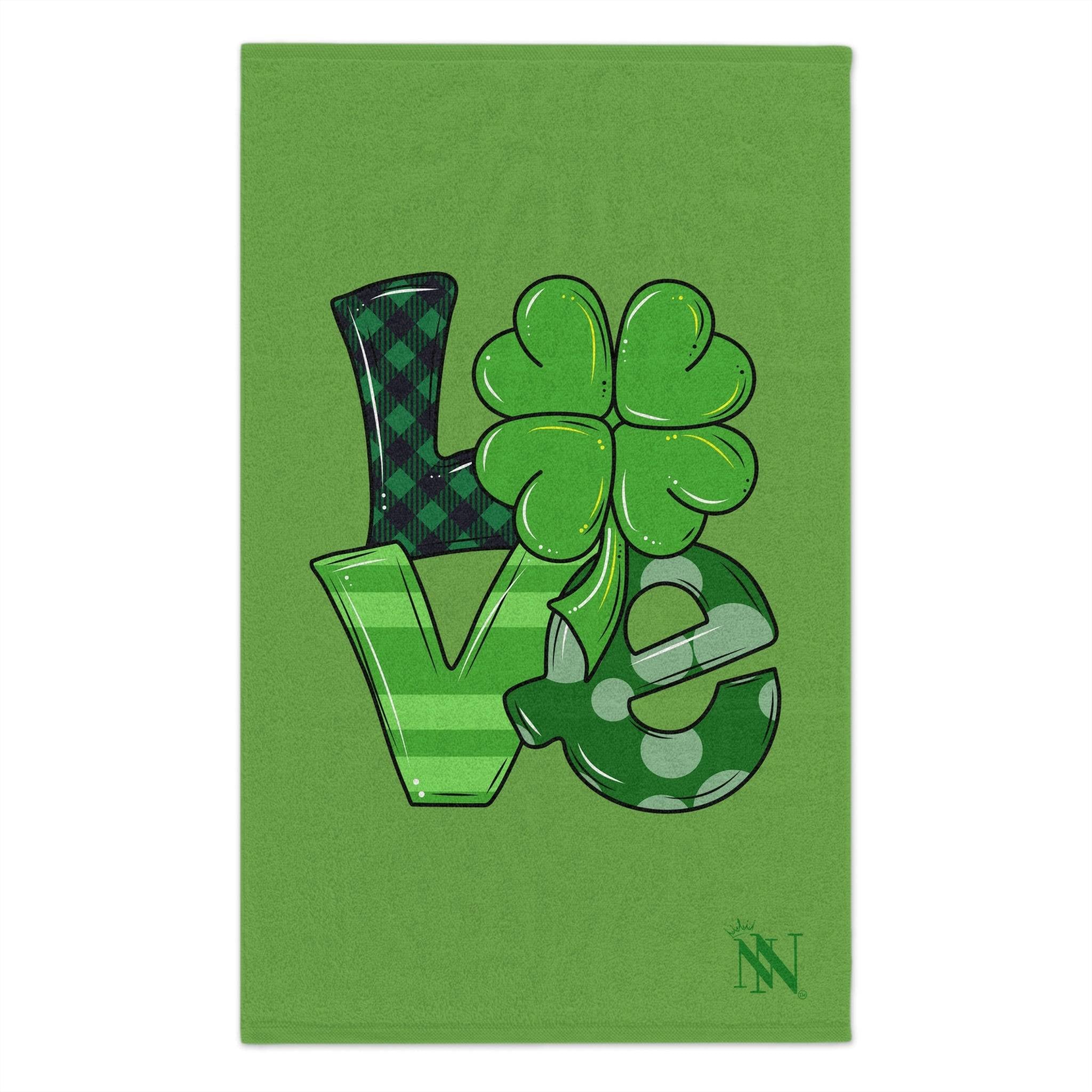 Irish Love Green | Mix & Match Soft Sex Towels | Flirty Lovers’ Gifts