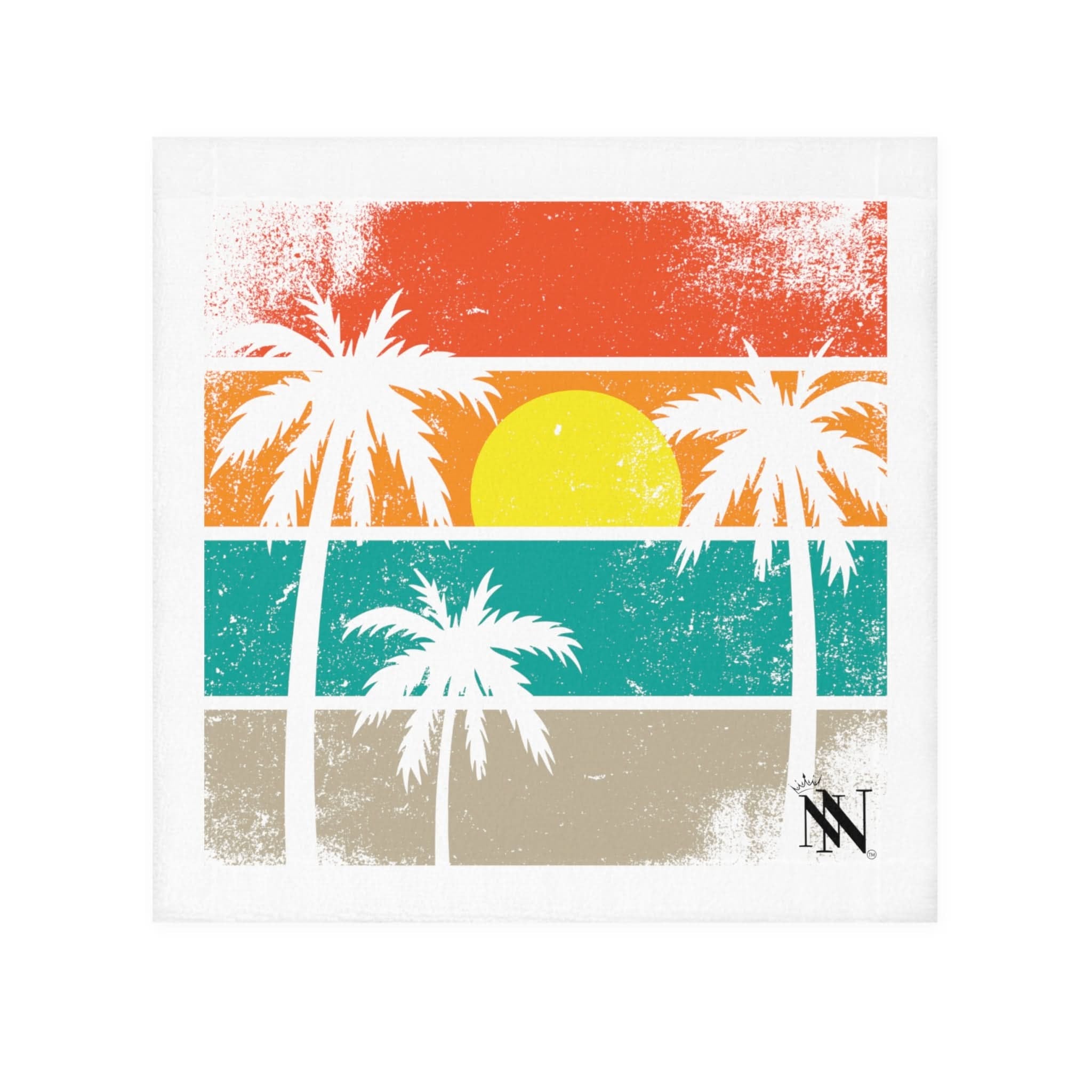 Island Love White | Mix & Match Lils’ Fun-Flirty Lovers’ Towels