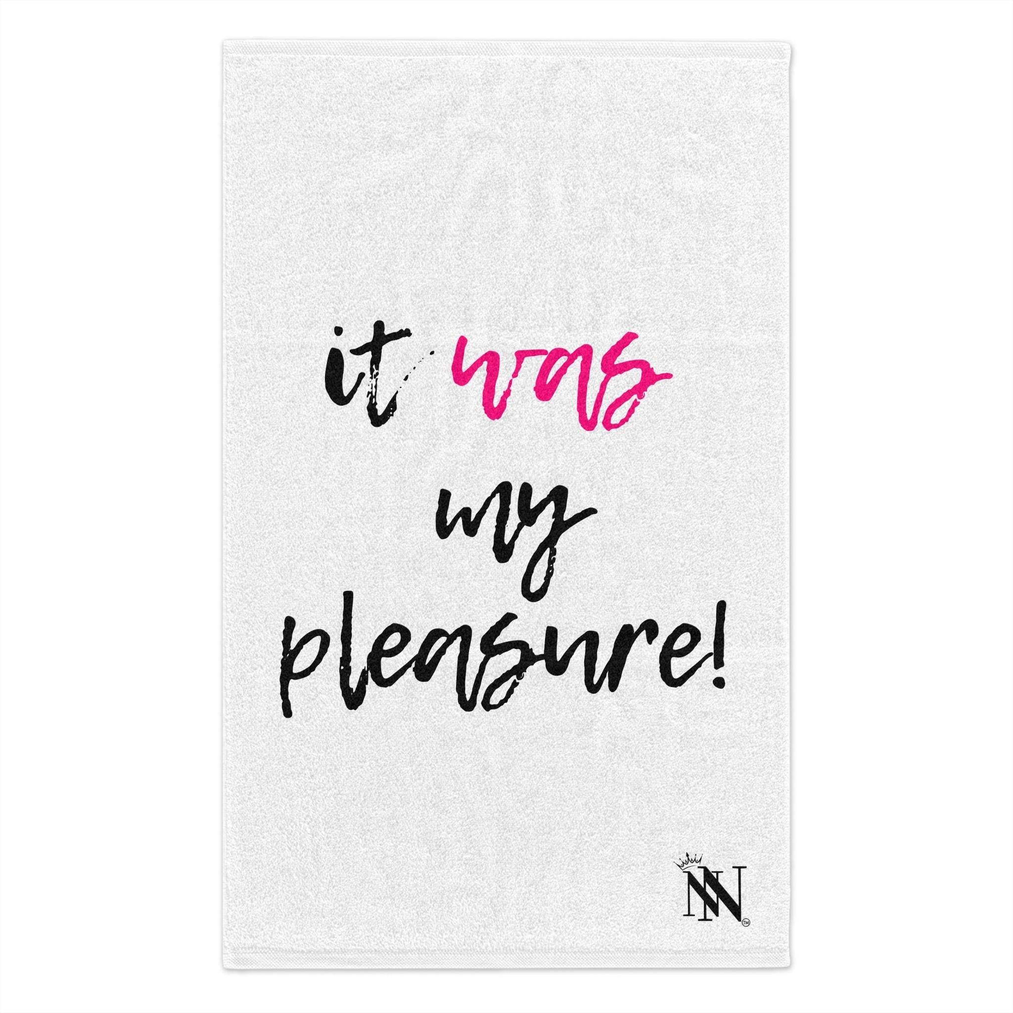 It Was My Pleasure! | Mix & Match Soft Fun-Flirty Lovers’ Towels