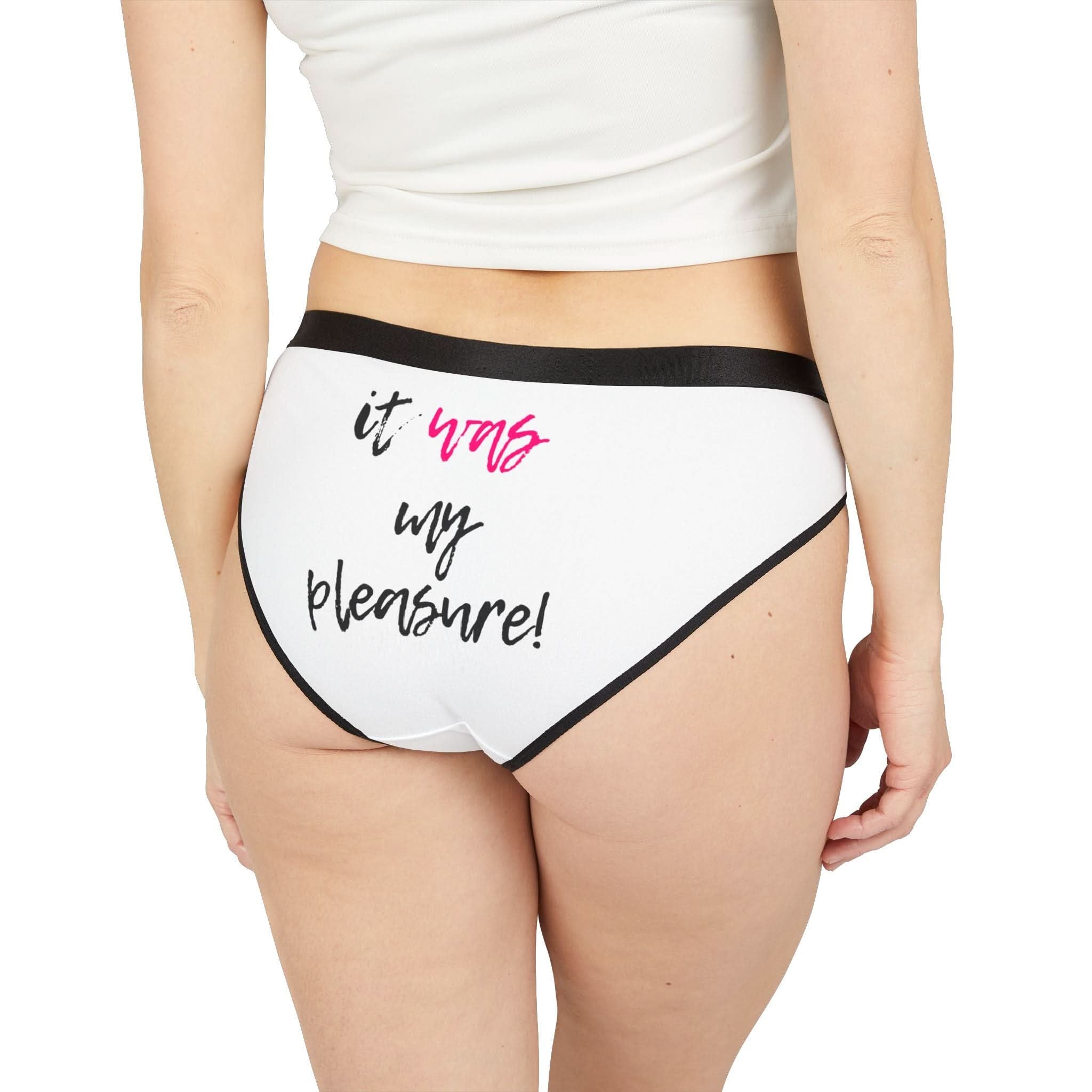 It Was My Pleasure | Mix & Match Women’s Fun-Flirty Lovers’ Panties
