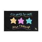 It’s Okay to Feel Your Feelings Black | Mix & Match Original Fun-Flirty Lovers’ Towels