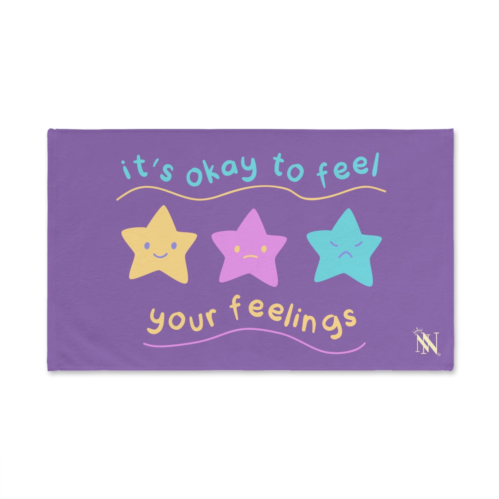 It’s Okay to Feel Your Feelings Lavendar | Mix & Match Original Fun-Flirty Lovers’ Towels