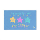 It’s Okay to Feel Your Feelings Light Blue | Mix & Match Original Fun-Flirty Lovers’ Towels