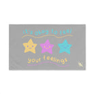 It’s Okay to Feel Your Feelings Light Grey | Mix & Match Original Fun-Flirty Lovers’ Towels