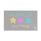 It’s Okay to Feel Your Feelings Light Grey | Mix & Match Original Fun-Flirty Lovers’ Towels