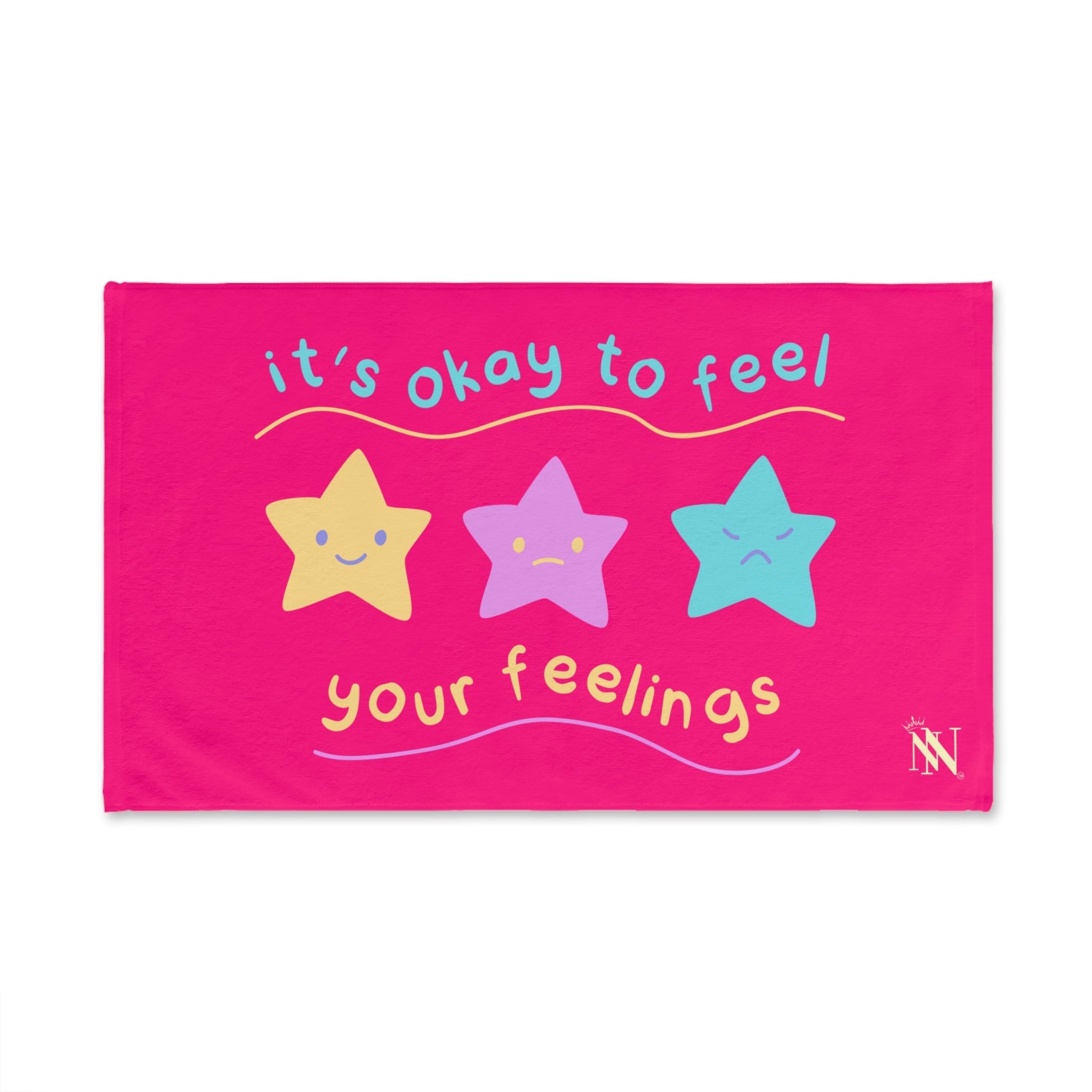 It’s Okay to Feel Your Feelings Signature Pink | Mix & Match Original Fun-Flirty Lovers’ Towels