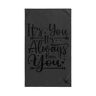 It’s You It’s Always Been You Dark Grey | Mix & Match Original Fun-Flirty Lovers’ Towels