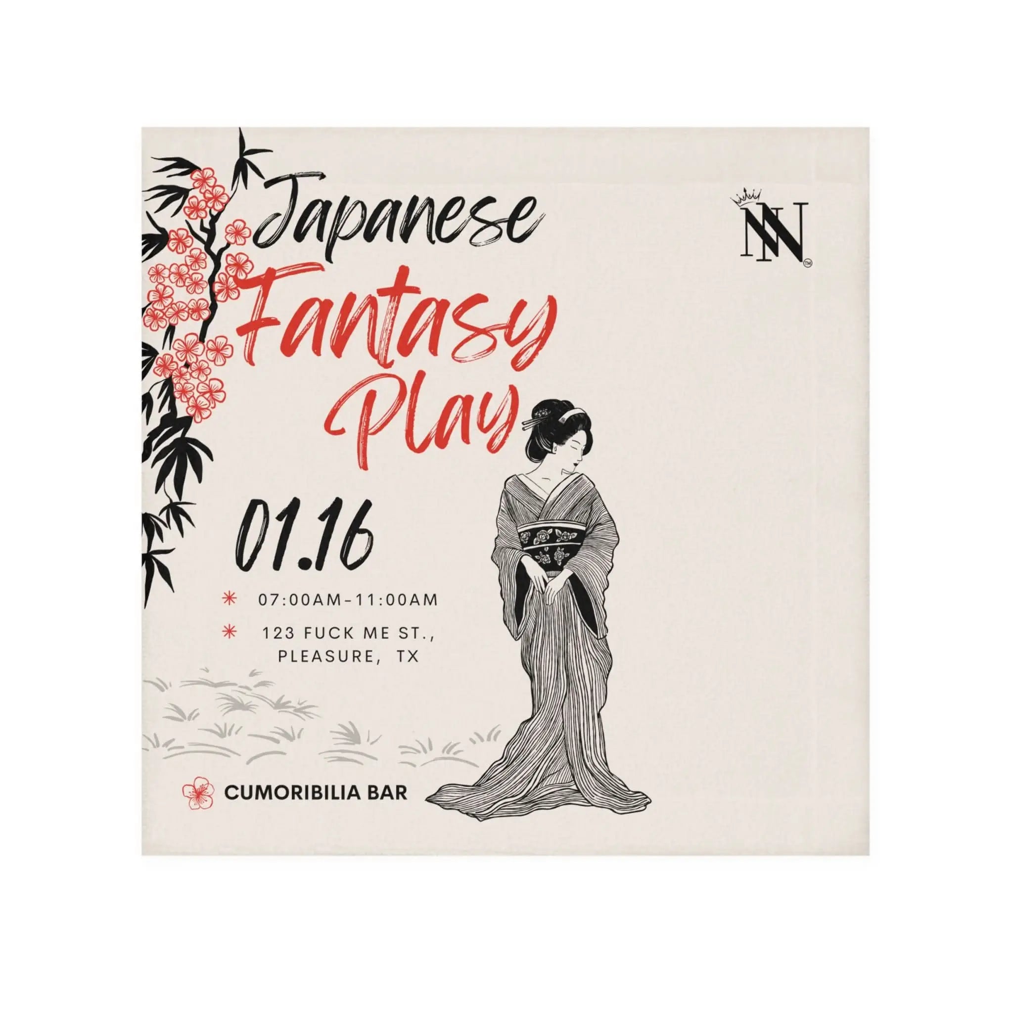 Japanese Fantasy Play | Mix & Match Lils’ Fun-Flirty Lovers’ Towels