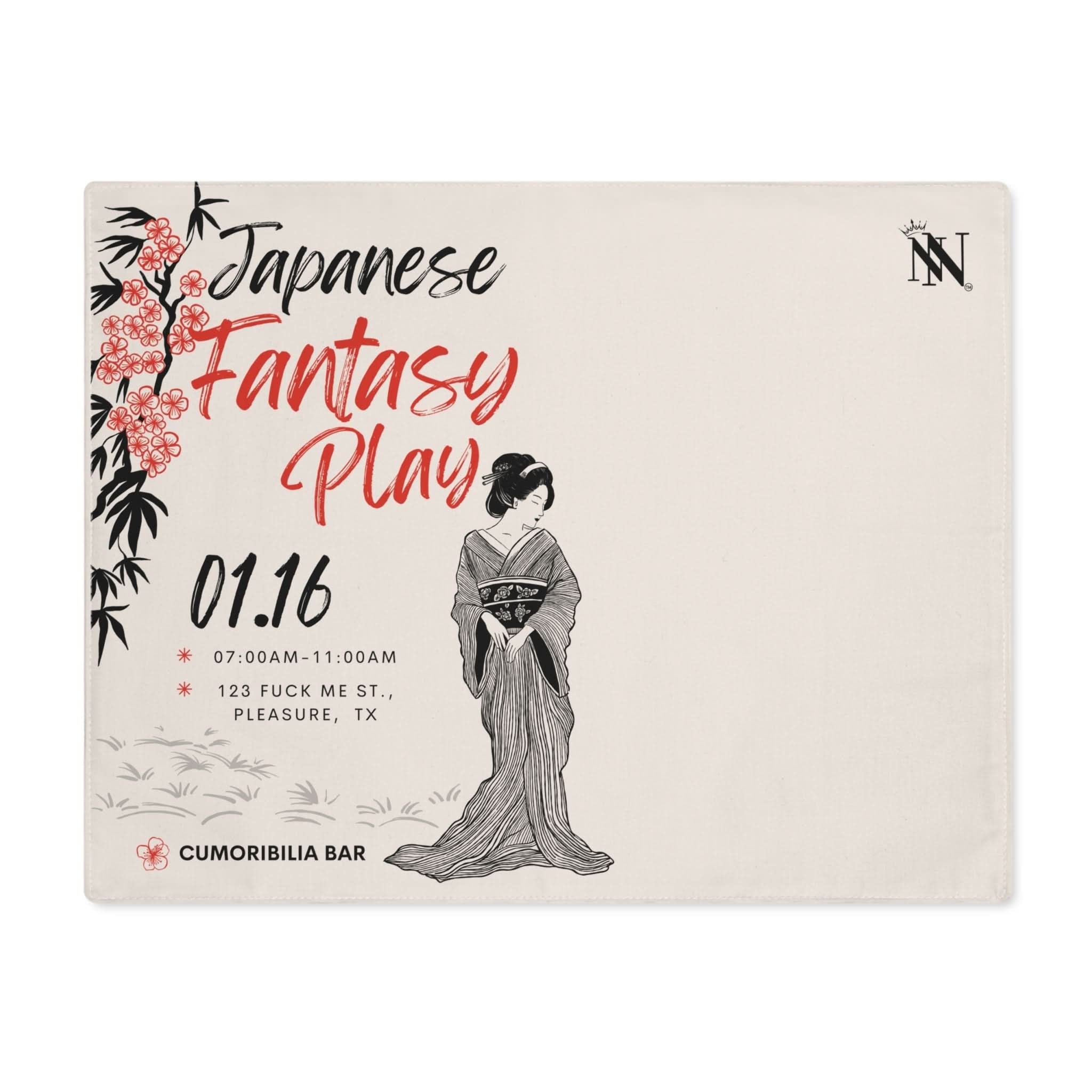 Japanese Fantasy Play | Mix & Match Playful Fun-Flirty Lovers’ Toy Mats