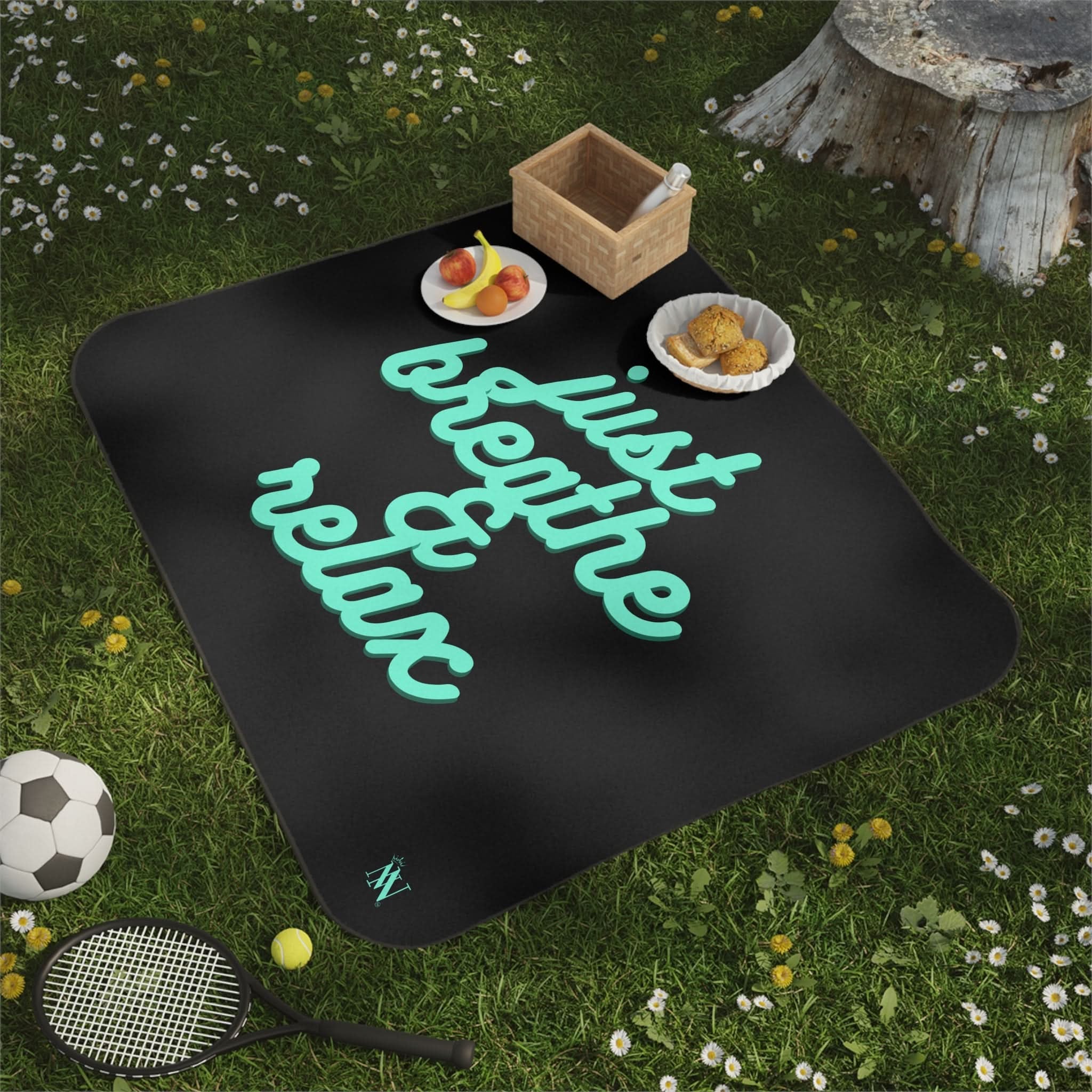 Just Breathe & Relax | Mix Match Fun-Flirty Lovers’ Water-Resistant Blankets