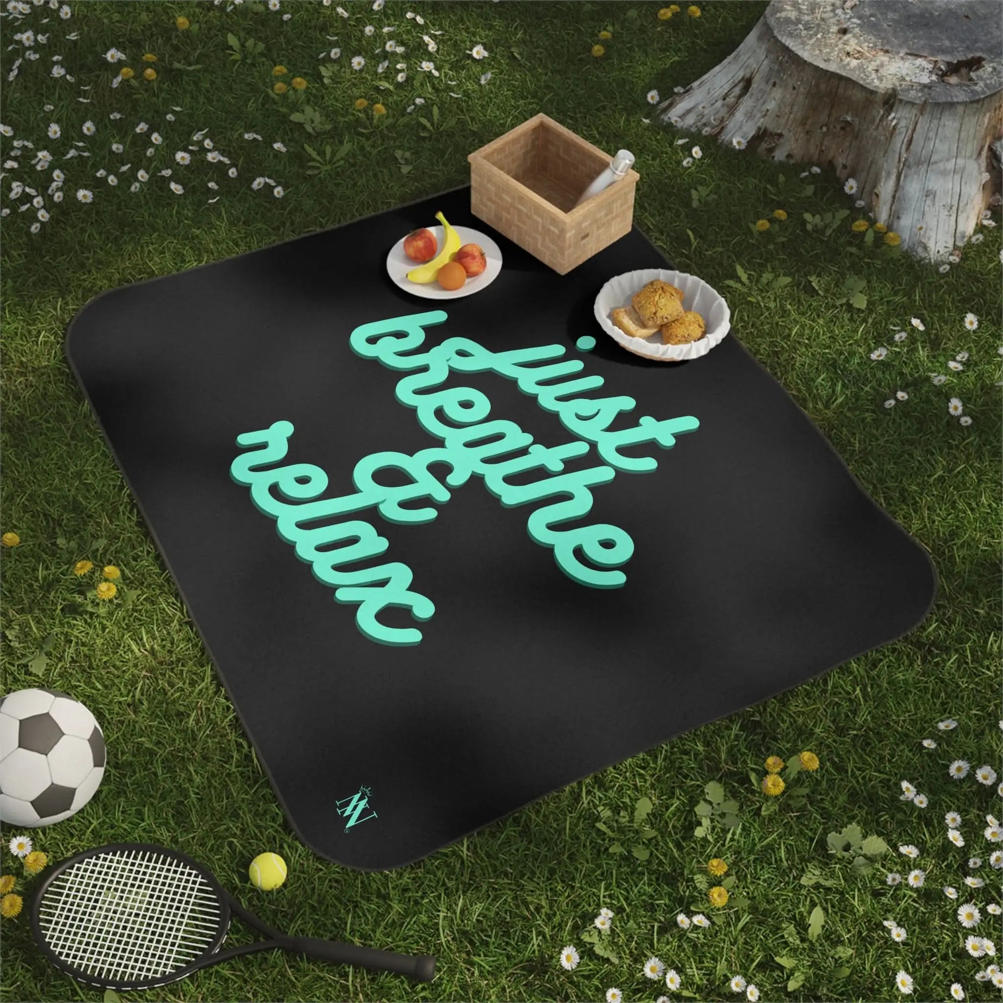 Just Breathe & Relax | Mix Match Fun-Flirty Lovers’ Water-Resistant Blankets