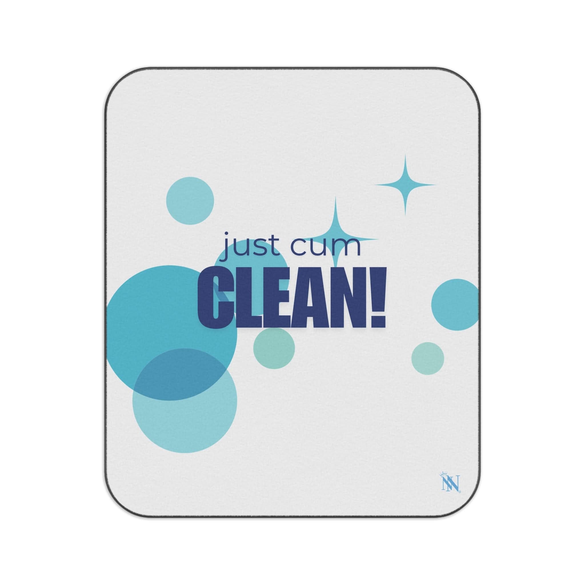 Just Cum Clean! | Mix Match Fun-Flirty Lovers’ Water-Resistant Blankets