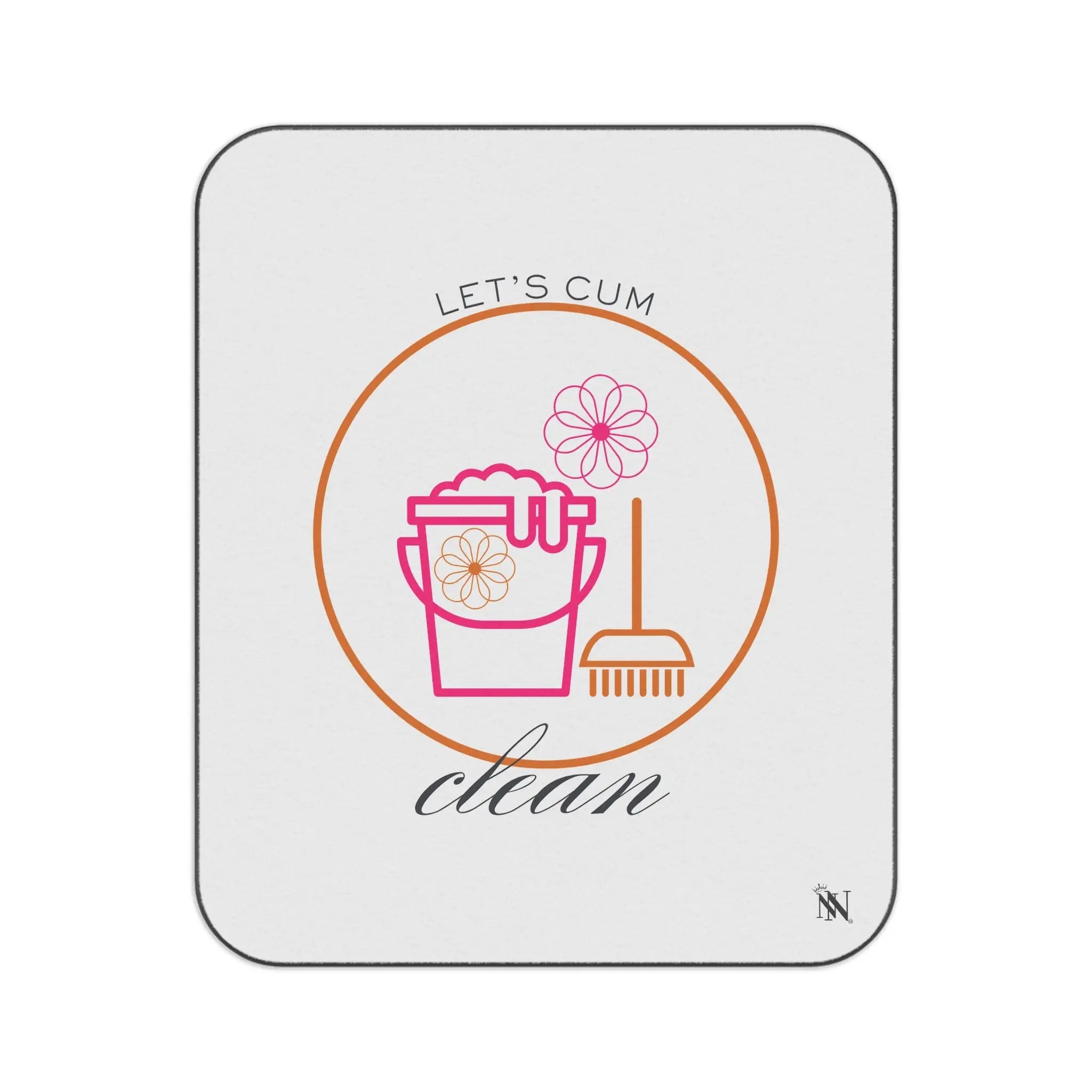 Let’s Cum Clean! | Mix Match Fun-Flirty Lovers’ Water-Resistant Blankets