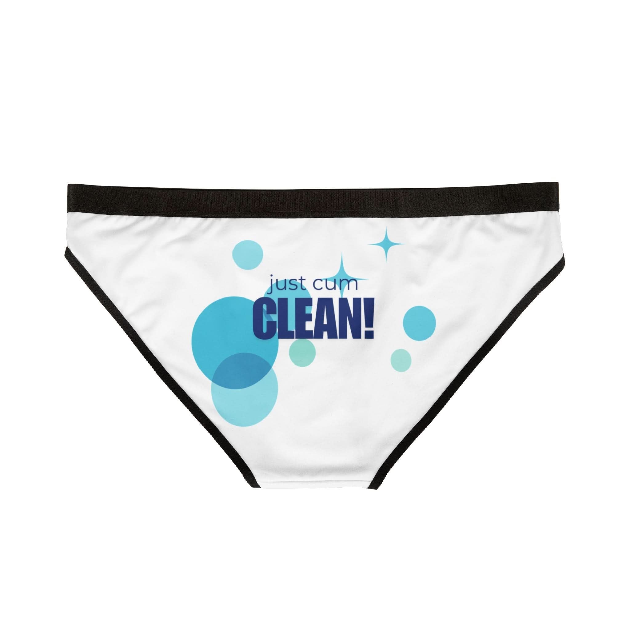 Just Cum Clean! | Mix & Match Women’s Fun-Flirty Lovers’ Panties