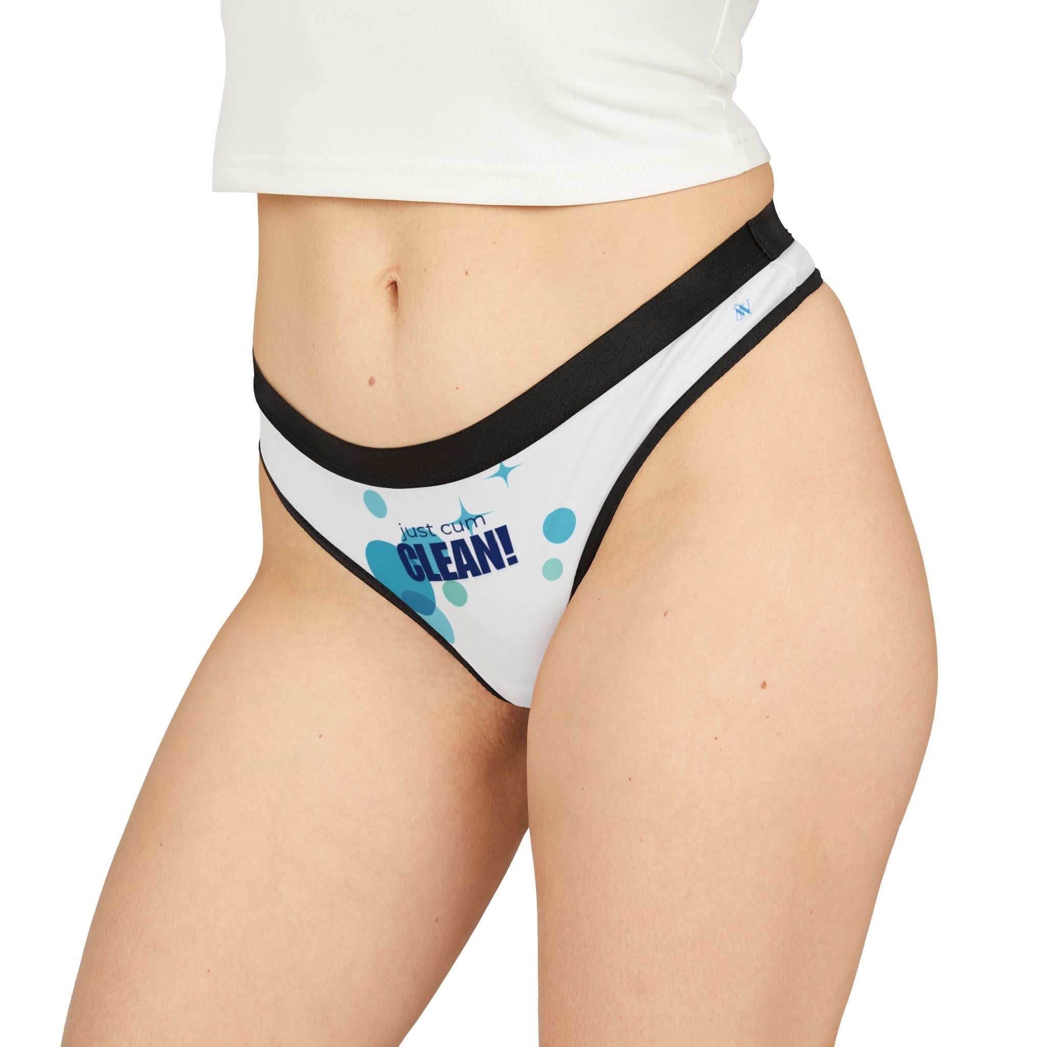 Just Cum Clean! | Mix & Match Women’s Fun-Flirty Lovers’ Thongs