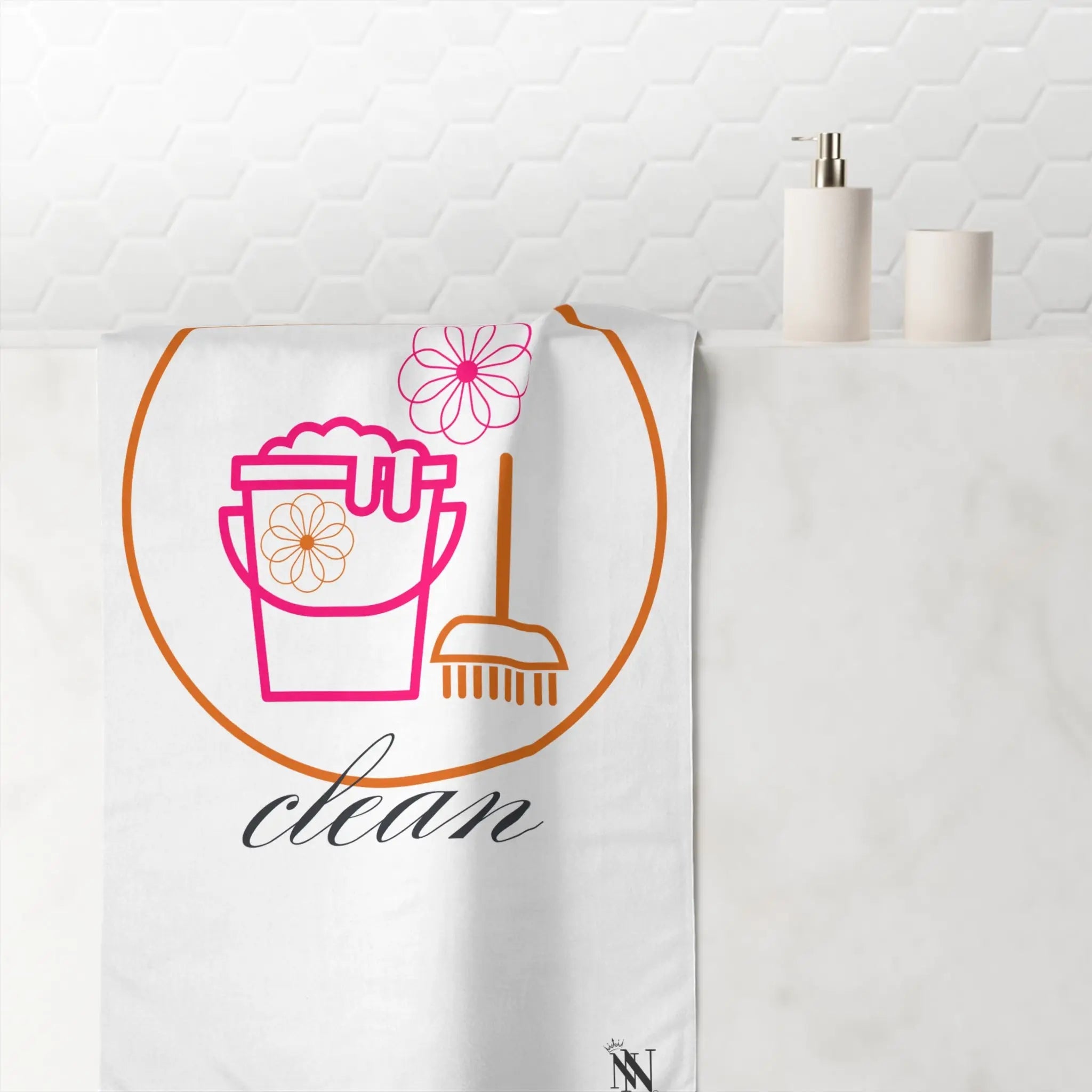 Let’s Cum Clean! | Mix & Match XL Fun-Flirty Lovers’ Towels