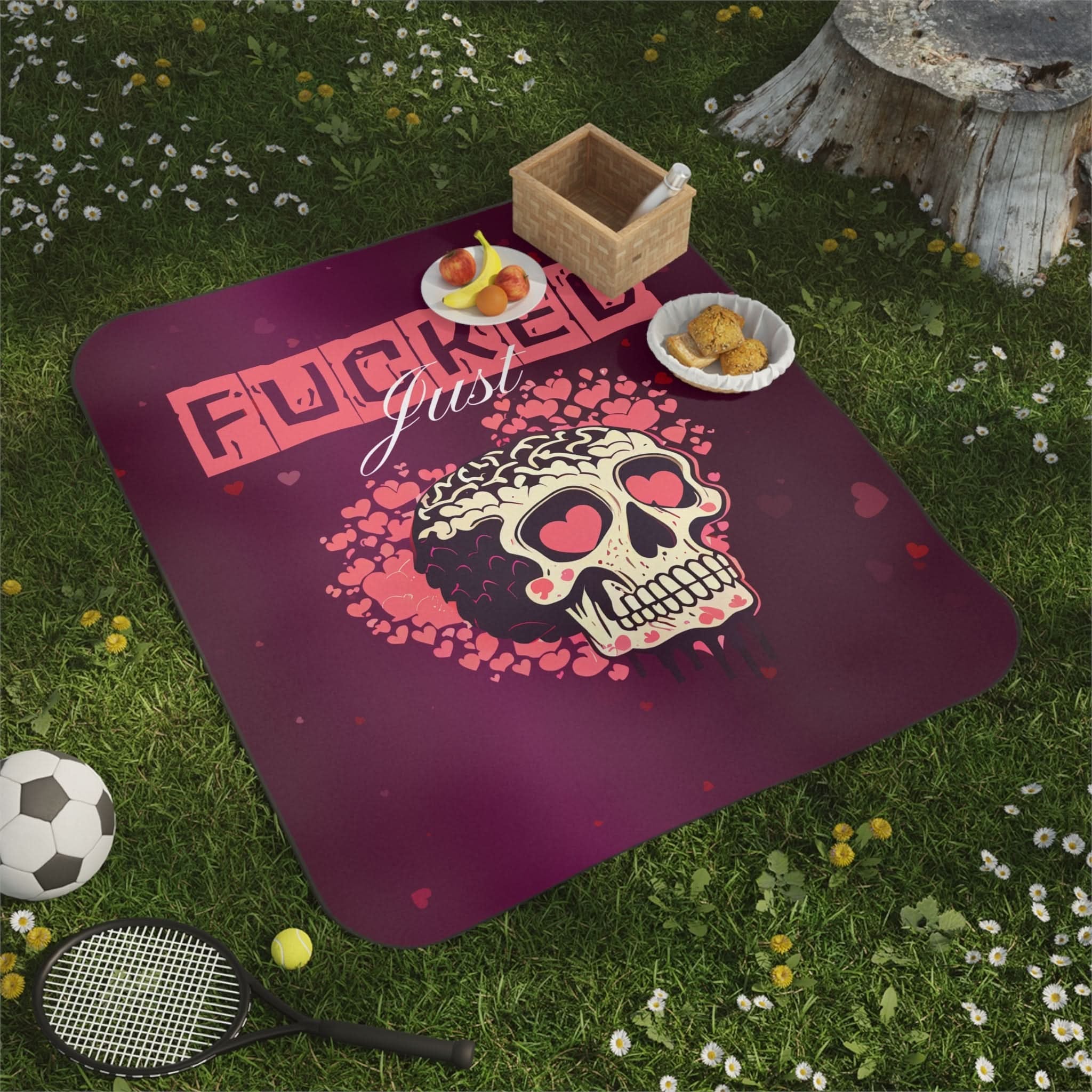 Just Fucked | Mix Match Fun-Flirty Lovers’ Water-Resistant Blankets