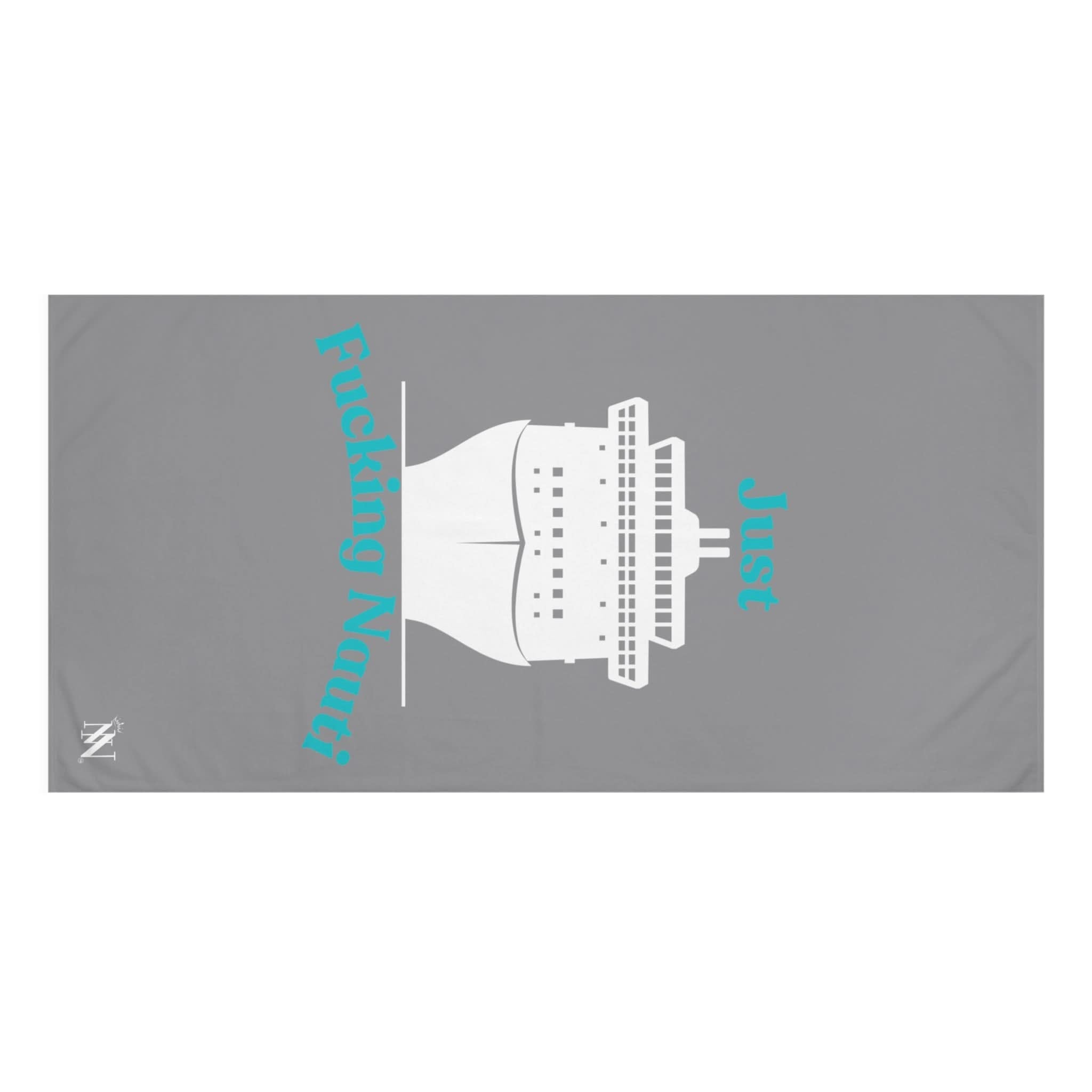Just Fucking Nauti Grey Cum Towel