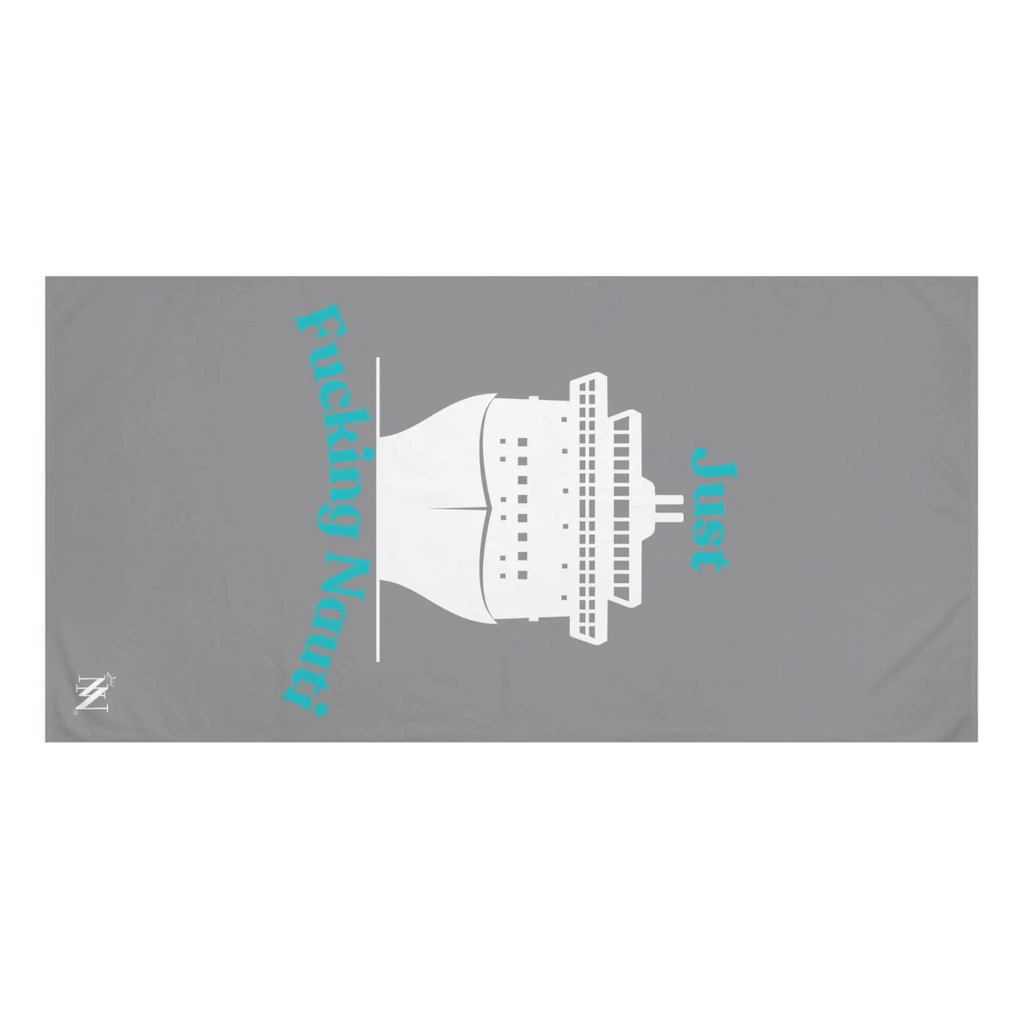 Just Fucking Nauti Grey Cum Towel