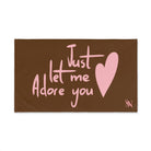Just Let Me Adore You Brown | Mix & Match Original Fun-Flirty Lovers’ Towels