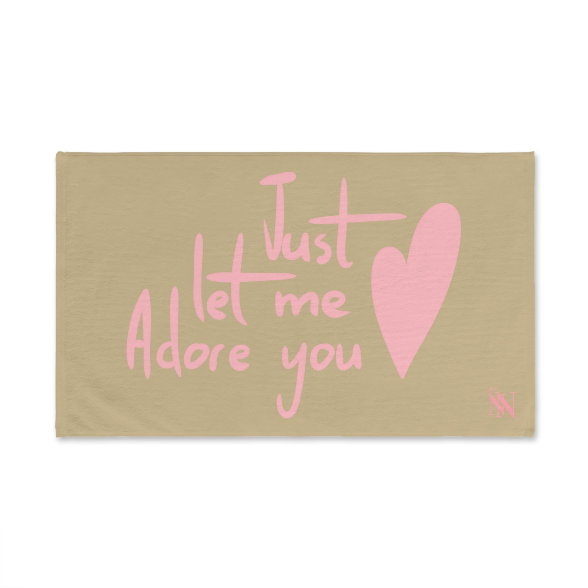 Just Let Me Adore You Gold | Mix & Match Original Fun-Flirty Lovers’ Towels
