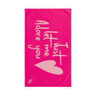 Just Let Me Adore You Signature Pink | Mix & Match Original Fun-Flirty Lovers’ Towels