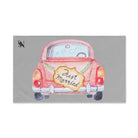 Just Married Car Light Grey | Mix & Match Original Fun-Flirty Lovers’ Towels
