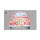 Just Married Car Light Grey | Mix & Match Original Fun-Flirty Lovers’ Towels