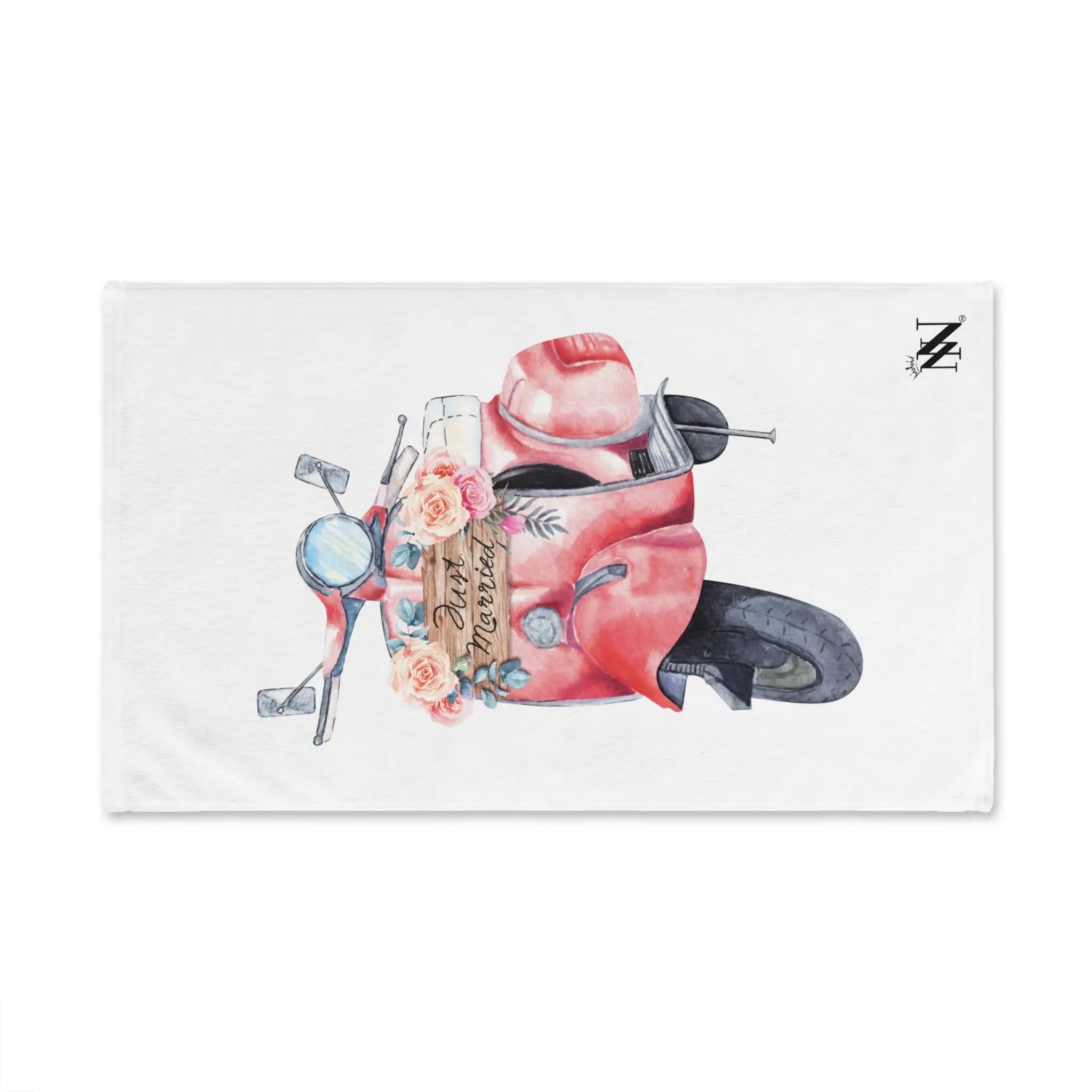 Just Married Pink Cycle | Mix & Match Original Fun-Flirty Lovers’ Towels