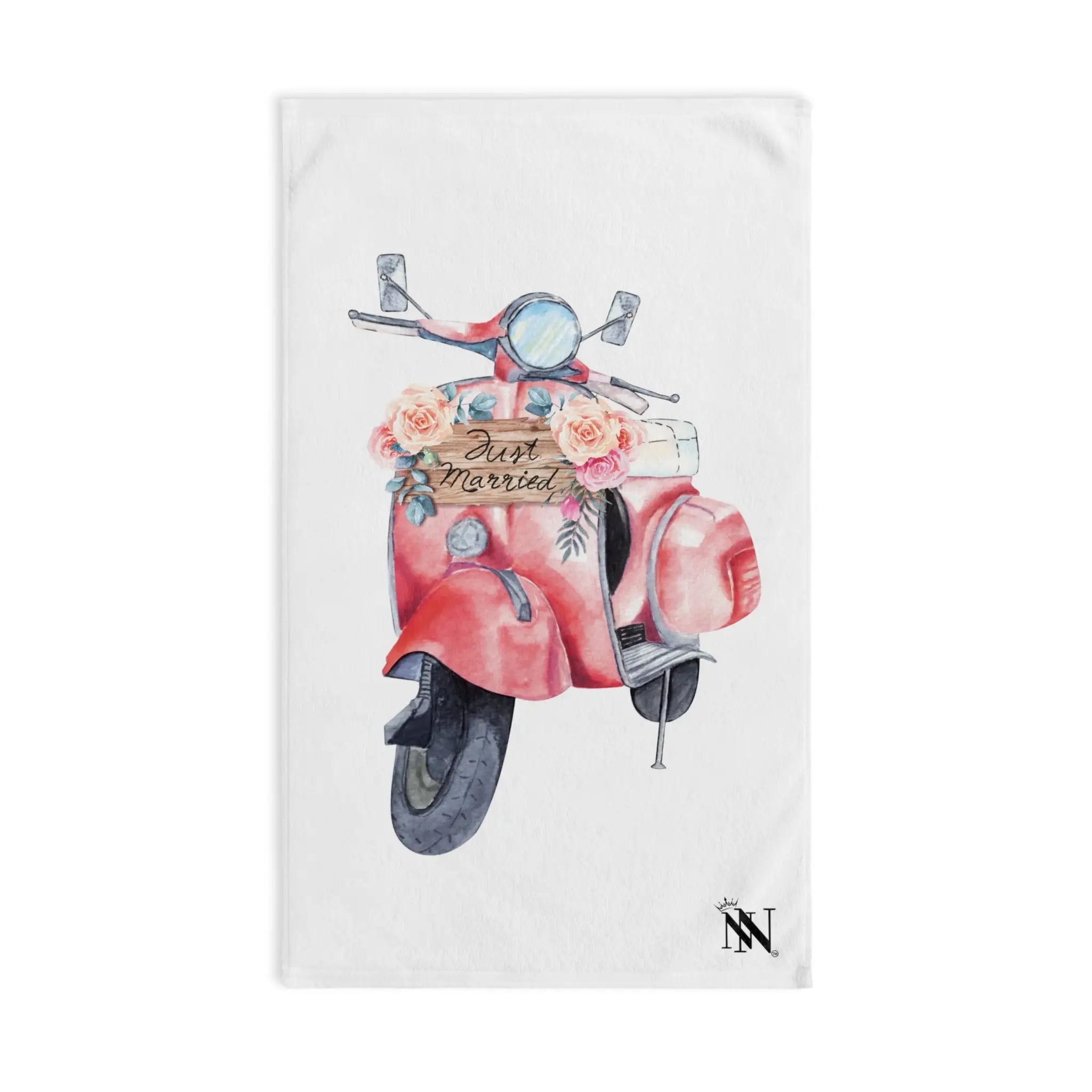 Just Married Pink Cycle | Mix & Match Original Fun-Flirty Lovers’ Towels