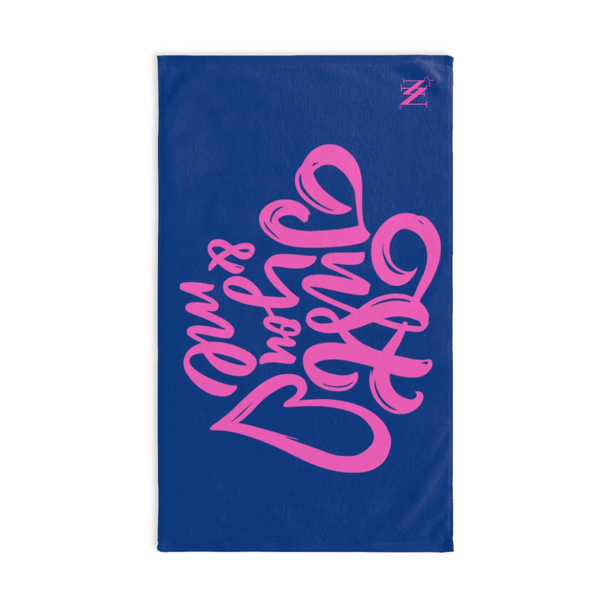 Just You Me Blue | Mix & Match Original Fun-Flirty Lovers’ Towels