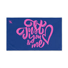 Just You Me Blue | Mix & Match Original Fun-Flirty Lovers’ Towels