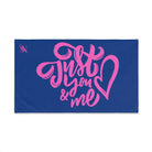 Just You Me Blue | Mix & Match Original Fun-Flirty Lovers’ Towels