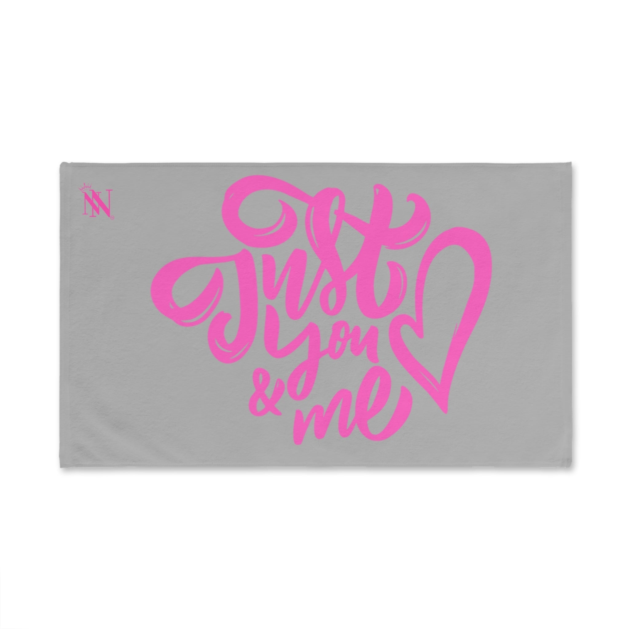 Just You Me Light Grey | Mix & Match Original Fun-Flirty Lovers’ Towels